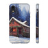 Cozy Christmas Cabin in the Snow - Impact Resistant Phone Case iPhone XR Matte